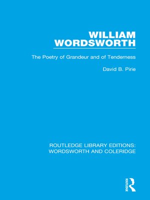 cover image of William Wordsworth